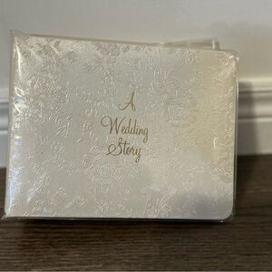 Vintage Elegant White Wedding photo Album